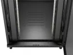 SZAFA INSTALACYJNA RACK STOJĄCA 19" 22U 800X1200 CZARNA DRZWI PERFOROWANE LANBERG (FLAT PACK)