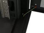 SZAFA INSTALACYJNA RACK STOJĄCA 19" 22U 800X1200 CZARNA DRZWI PERFOROWANE LANBERG (FLAT PACK)