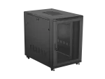 SZAFA INSTALACYJNA RACK STOJĄCA 19" 22U 800X1200 CZARNA DRZWI PERFOROWANE LANBERG (FLAT PACK)