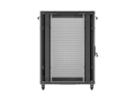 SZAFA INSTALACYJNA RACK STOJĄCA 19" 22U 800X1200 CZARNA DRZWI PERFOROWANE LANBERG (FLAT PACK)