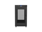SZAFA INSTALACYJNA RACK STOJĄCA 19" 22U 800X800 CZARNA DRZWI PERFOROWANE LCD LANBERG (FLAT PACK) V2