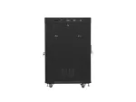 SZAFA INSTALACYJNA RACK STOJĄCA 19" 22U 800X800 CZARNA DRZWI PERFOROWANE LCD LANBERG (FLAT PACK) V2