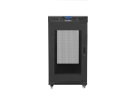 SZAFA INSTALACYJNA RACK STOJĄCA 19" 22U 800X800 CZARNA DRZWI PERFOROWANE LCD LANBERG (FLAT PACK) V2
