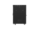 SZAFA INSTALACYJNA RACK STOJĄCA 19" 22U 800X800 CZARNA DRZWI PERFOROWANE LCD LANBERG (FLAT PACK) V2