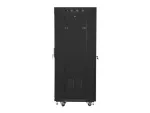 SZAFA INSTALACYJNA RACK STOJĄCA 19" 27U 600X600 CZARNA DRZWI PERFOROWANE LCD LANBERG (FLAT PACK) V2