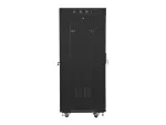 SZAFA INSTALACYJNA RACK STOJĄCA 19" 27U 600X600 CZARNA DRZWI SZKLANE LCD LANBERG (FLAT PACK) V2