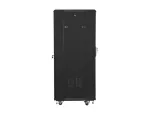 SZAFA INSTALACYJNA RACK STOJĄCA 19" 27U 600X600 CZARNA LANBERG (FLAT PACK)