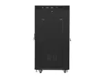 SZAFA INSTALACYJNA RACK STOJĄCA 19" 27U 600X800 CZARNA DRZWI PERFOROWANE LCD LANBERG (FLAT PACK) V2
