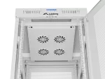 SZAFA INSTALACYJNA RACK STOJĄCA 19" 27U 600X800 SZARA DRZWI PERFOROWANE LCD LANBERG (FLAT PACK)