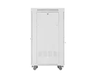 SZAFA INSTALACYJNA RACK STOJĄCA 19" 27U 600X800 SZARA DRZWI PERFOROWANE LCD LANBERG (FLAT PACK)