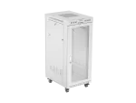 SZAFA INSTALACYJNA RACK STOJĄCA 19" 27U 600X800 SZARA DRZWI PERFOROWANE LCD LANBERG (FLAT PACK)
