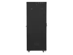SZAFA INSTALACYJNA RACK STOJĄCA 19" 27U 800X1000 CZARNA DRZWI PERFOROWANE LCD LANBERG (FLAT PACK) V2