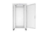SZAFA INSTALACYJNA RACK STOJĄCA 19" 27U 800X1000 SZARA DRZWI PERFOROWANE LCD LANBERG (FLAT PACK)