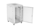 SZAFA INSTALACYJNA RACK STOJĄCA 19" 27U 800X1000 SZARA DRZWI PERFOROWANE LCD LANBERG (FLAT PACK)