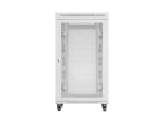 SZAFA INSTALACYJNA RACK STOJĄCA 19" 27U 800X1000 SZARA DRZWI PERFOROWANE LCD LANBERG (FLAT PACK)