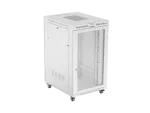 SZAFA INSTALACYJNA RACK STOJĄCA 19" 27U 800X1000 SZARA DRZWI PERFOROWANE LCD LANBERG (FLAT PACK)