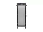 SZAFA INSTALACYJNA RACK STOJĄCA 19" 32U 600X1000 CZARNA DRZWI PERFOROWANE LCD LANBERG (FLAT PACK)