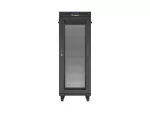 SZAFA INSTALACYJNA RACK STOJĄCA 19" 32U 600X1000 CZARNA DRZWI PERFOROWANE LCD LANBERG (FLAT PACK)