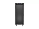 SZAFA INSTALACYJNA RACK STOJĄCA 19" 32U 600X1000 CZARNA DRZWI PRZESZKLONE LCD LANBERG (FLAT PACK)