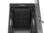SZAFA INSTALACYJNA RACK STOJĄCA 19" 32U 600X1000 CZARNA DRZWI PRZESZKLONE LCD LANBERG (FLAT PACK)