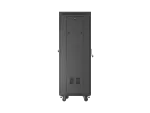SZAFA INSTALACYJNA RACK STOJĄCA 19" 32U 600X600 CZARNA DRZWI PERFOROWANE LCD LANBERG (FLAT PACK)