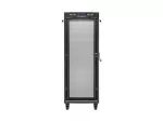 SZAFA INSTALACYJNA RACK STOJĄCA 19" 32U 600X800 CZARNA DRZWI PERFOROWANE LCD LANBERG (FLAT PACK)