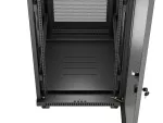 SZAFA INSTALACYJNA RACK STOJĄCA 19" 32U 600X800 CZARNA DRZWI PERFOROWANE LCD LANBERG (FLAT PACK)