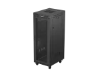 SZAFA INSTALACYJNA RACK STOJĄCA 19" 32U 600X800 CZARNA DRZWI PERFOROWANE LCD LANBERG (FLAT PACK)