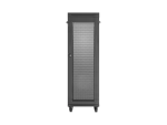 SZAFA INSTALACYJNA RACK STOJĄCA 19" 37U 600X600 CZARNA DRZWI PERFOROWANE LCD LANBERG (FLAT PACK)