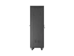 SZAFA INSTALACYJNA RACK STOJĄCA 19" 37U 600X600 CZARNA DRZWI PERFOROWANE LCD LANBERG (FLAT PACK)
