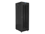 SZAFA INSTALACYJNA RACK STOJĄCA 19" 37U 600X800 CZARNA DRZWI PERFOROWANE LCD LANBERG (FLAT PACK) V2