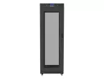 SZAFA INSTALACYJNA RACK STOJĄCA 19" 37U 600X800 CZARNA DRZWI PERFOROWANE LCD LANBERG (FLAT PACK) V2