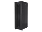 SZAFA INSTALACYJNA RACK STOJĄCA 19" 37U 800X1000 CZARNA DRZWI PERFOROWANE LCD LANBERG (FLAT PACK) V2