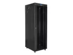 SZAFA INSTALACYJNA RACK STOJĄCA 19" 37U 800X1000 CZARNA DRZWI SZKLANE LCD LANBERG (FLAT PACK) V2