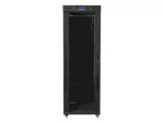 SZAFA INSTALACYJNA RACK STOJĄCA 19" 37U 800X1000 CZARNA DRZWI SZKLANE LCD LANBERG (FLAT PACK) V2
