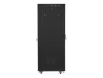 SZAFA INSTALACYJNA RACK STOJĄCA 19" 37U 800X1000 CZARNA DRZWI SZKLANE LCD LANBERG (FLAT PACK) V2