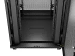 SZAFA INSTALACYJNA RACK STOJĄCA 19" 37U 800X800 CZARNA DRZWI PERFOROWANE LCD LANBERG (FLAT PACK)