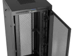 SZAFA INSTALACYJNA RACK STOJĄCA 19" 37U 800X800 CZARNA DRZWI PERFOROWANE LCD LANBERG (FLAT PACK)