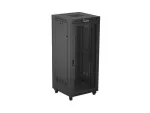 SZAFA INSTALACYJNA RACK STOJĄCA 19" 37U 800X800 CZARNA DRZWI PERFOROWANE LCD LANBERG (FLAT PACK)