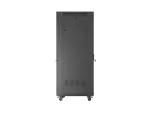 SZAFA INSTALACYJNA RACK STOJĄCA 19" 37U 800X800 CZARNA DRZWI PERFOROWANE LCD LANBERG (FLAT PACK)