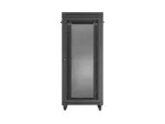 SZAFA INSTALACYJNA RACK STOJĄCA 19" 37U 800X800 CZARNA DRZWI PERFOROWANE LCD LANBERG (FLAT PACK)