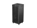 SZAFA INSTALACYJNA RACK STOJĄCA 19" 37U 800X800 CZARNA DRZWI PERFOROWANE LCD LANBERG (FLAT PACK)