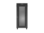 SZAFA INSTALACYJNA RACK STOJĄCA 19" 37U 800X800 CZARNA DRZWI PERFOROWANE LCD LANBERG (FLAT PACK)