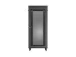 SZAFA INSTALACYJNA RACK STOJĄCA 19" 37U 800X800 CZARNA DRZWI PERFOROWANE LCD LANBERG (FLAT PACK)