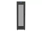 SZAFA INSTALACYJNA RACK STOJĄCA 19" 42U 600X1000 CZARNA DRZWI PERFOROWANE LCD LANBERG (FLAT PACK) V2