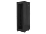 SZAFA INSTALACYJNA RACK STOJĄCA 19" 42U 600X800 CZARNA DRZWI PERFOROWANE LANBERG (FLAT PACK)