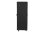 SZAFA INSTALACYJNA RACK STOJĄCA 19" 42U 600X800 CZARNA DRZWI PERFOROWANE LANBERG (FLAT PACK)