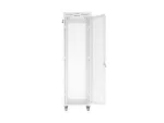 SZAFA INSTALACYJNA RACK STOJĄCA 19" 42U 600X800 SZARA DRZWI PERFOROWANE LCD LANBERG (FLAT PACK)
