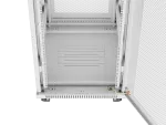 SZAFA INSTALACYJNA RACK STOJĄCA 19" 42U 600X800 SZARA DRZWI PERFOROWANE LCD LANBERG (FLAT PACK)