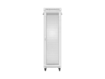 SZAFA INSTALACYJNA RACK STOJĄCA 19" 42U 600X800 SZARA DRZWI PERFOROWANE LCD LANBERG (FLAT PACK)
